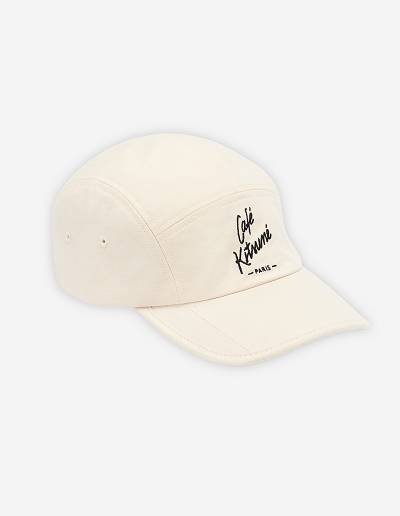 Beige Men's Maison Kitsune Cafe Kitsune 5p Caps | AU-H0598