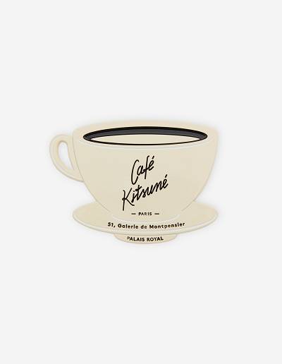 Beige Men's Maison Kitsune Magnet Cafe Kitsune Cup Accessories | AU-M0808