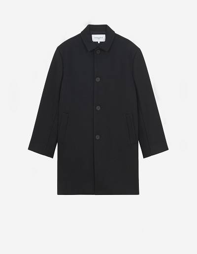 Black Men's Maison Kitsune Bill Coats | AU-S0299