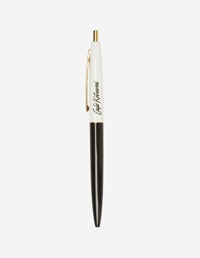Black Men's Maison Kitsune Cafe Kitsune Ballpoint Pen-black Ink Accessories | AU-S502