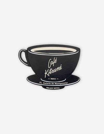 Black Men's Maison Kitsune Magnet Cafe Kitsune Cup Accessories | AU-Q0514