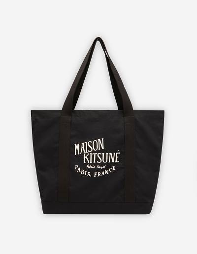 Black Women's Maison Kitsune Palais Royal Shopping Bags | AU-G0878