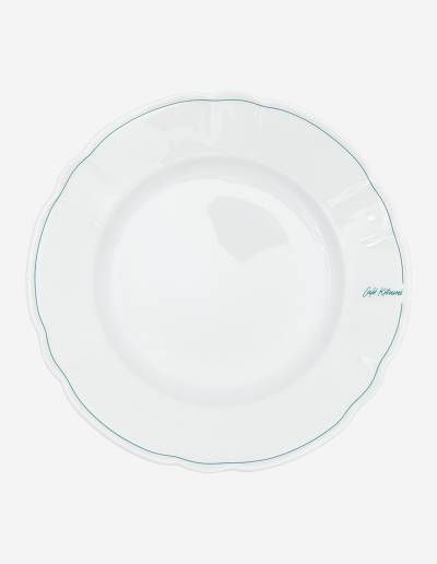 Green Men's Maison Kitsune Mozart Dessert Plate 21cm With Packaging Accessories | AU-K0505