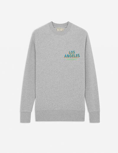 Grey Women's Maison Kitsune L.A. Ben Klevay Sweatshirts | AU-G0278