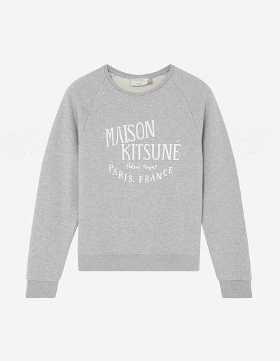 Grey Women's Maison Kitsune Palais Royal Vintage Sweatshirts | AU-A0669