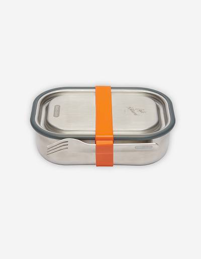 Orange Men's Maison Kitsune Stainless Steel Lunch Box Large Accessories | AU-J0918