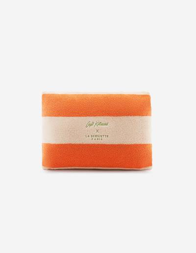 Orange Men's Maison Kitsune Striped Beach Cushion Accessories | AU-G0307
