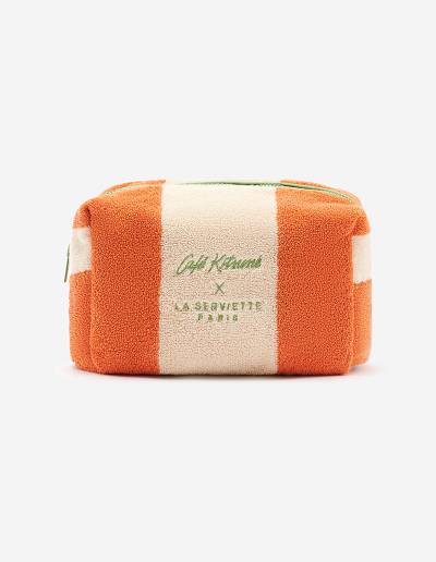 Orange Men's Maison Kitsune Striped Toiletry Accessories | AU-S0M01