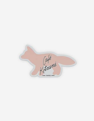 Pink Women's Maison Kitsune Profile Fox Cafe Kitsune Magnet Accessories | AU-U0702