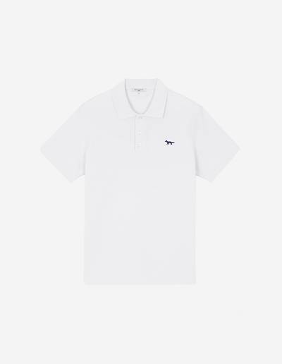 White Men's Maison Kitsune Navy Fox Patch Classic Polo | AU-X0812