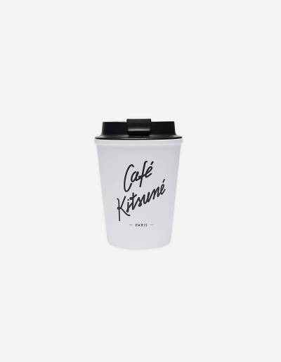 White Women's Maison Kitsune Cafe Kitsune Coffee Tumbler Accessories | AU-S0797