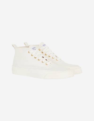 White Women's Maison Kitsune High-top Sneakers | AU-P0790